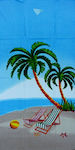 Nima Beach Towel Blue 145x70cm.