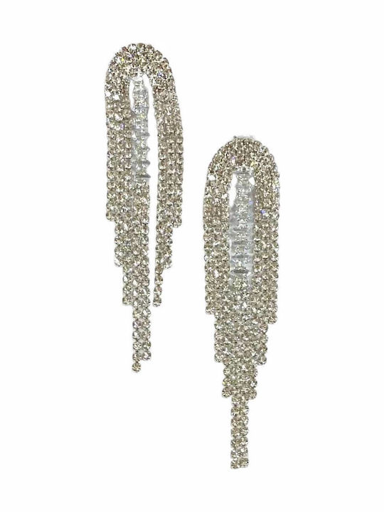 Tatu Moyo Earrings made of Steel with Stones