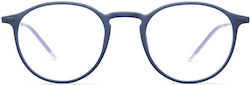 Lool Women's Acetate Prescription Eyeglass Frame Navy Blue