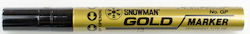 Snowman Permanent Gold Marker Snowman Permanent Gold Marker