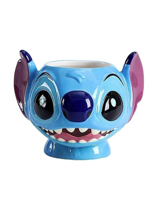 3d Tasse Keramik Blau 400ml 1Stück