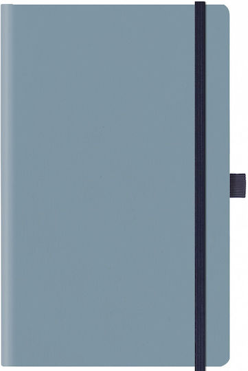 THeofylaktos Ivory Notebook with Elastic Light Blue