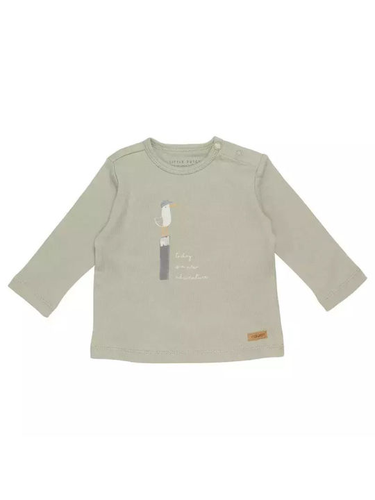 Little Dutch Kids Blouse Long Sleeve Olive.