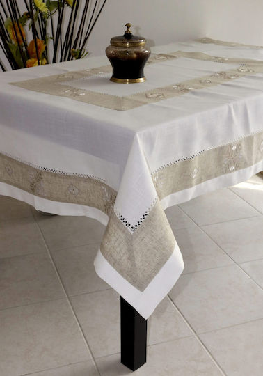 Ilis Home Tischtuch Elektrische Gitarren No.5776 Linen 160x320cm