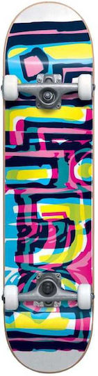 Blind Logo Glitch Yth Fp 7.25" Complete Shortboard Λευκό
