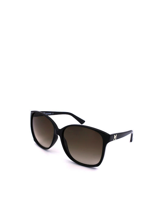 Missoni Women's Sunglasses with Black Plastic Frame and Brown Gradient Lens MM5110S/59-15-135