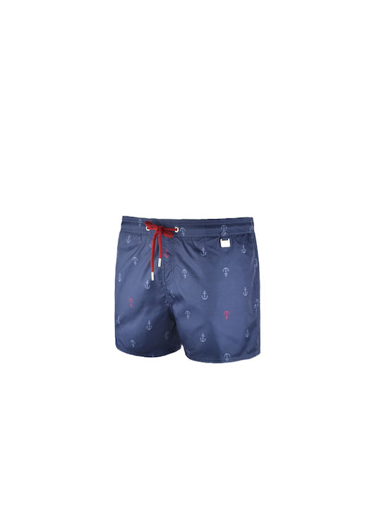 Black Spade Men's Swimwear Shorts Blue