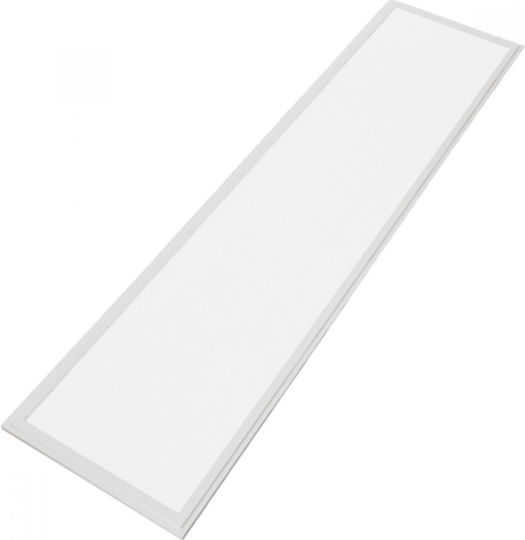 GloboStar Rectangular LED Panel 48W with Warm White Light 3000K 120x30cm