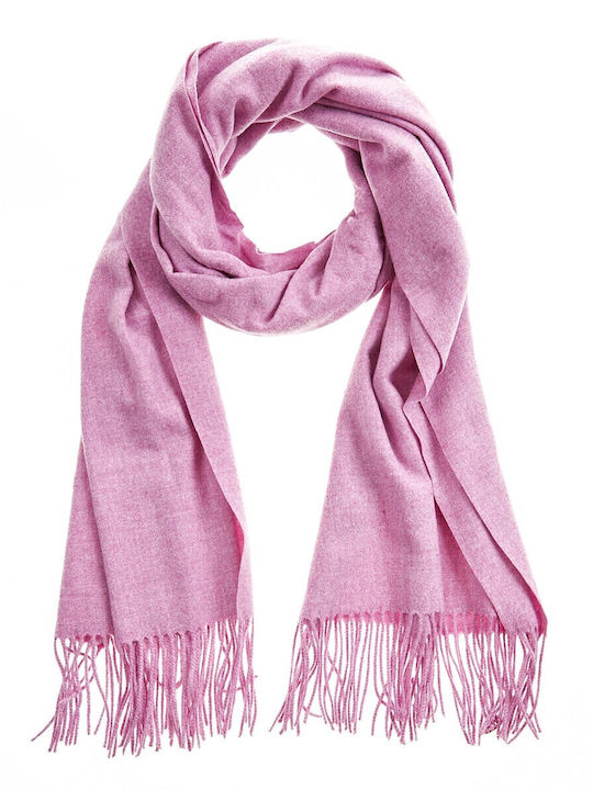 Verde Women's Wool Scarf Pink