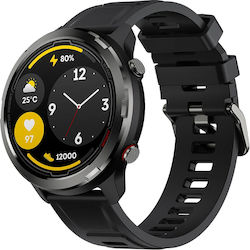 Zeblaze Stratos 2 Lite 47mm Αδιάβροχο Smartwatch με Παλμογράφο (Μαύρο)