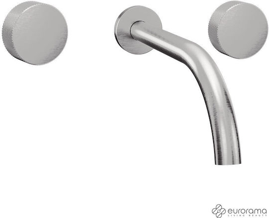 Eurorama Eletta Tecno für für Waschbecken Silber