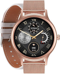 Pacific 18-2 38mm Smartwatch mit Pulsmesser (Ro...
