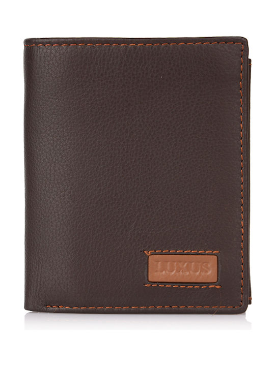 Luxus Men's Leather Wallet Brown