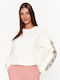 Guess Women's Sweatshirt Ecru (Ivory)