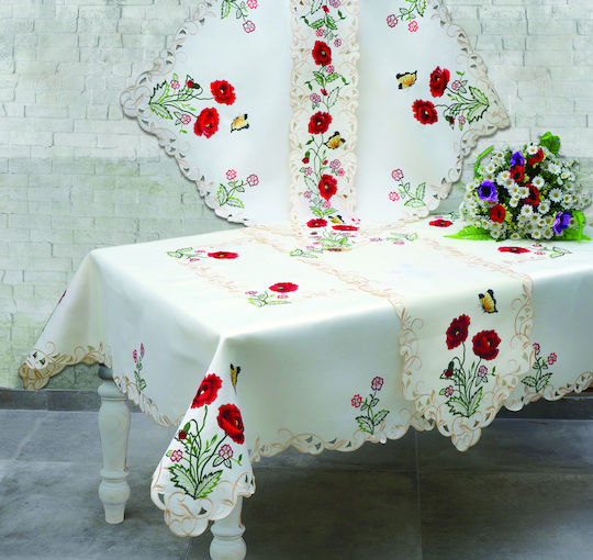 Ilis Home Christmas Tablecloth Fabric L42xW42cm.