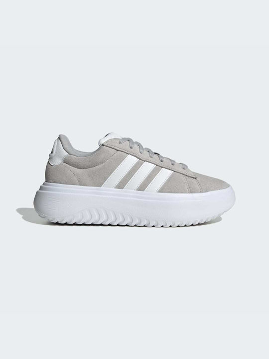 Adidas Grand Court Platform Γυναικεία Sneakers Γκρι