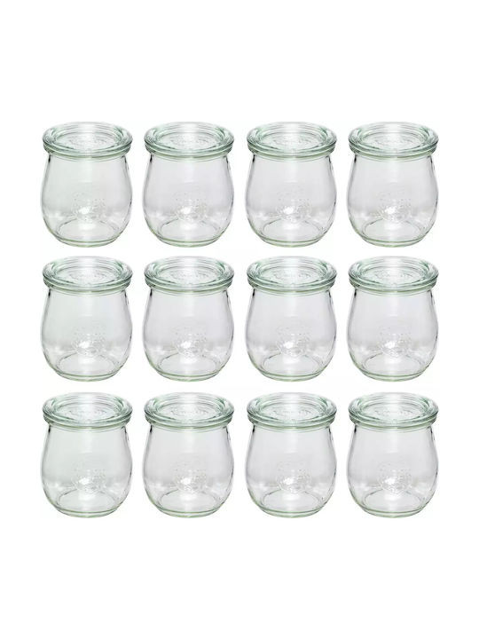 Weck Βάζο Γενικής Χρήσης με Καπάκι Γυάλινο 220ml