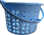 Clothespin Basket made of Plastic in Blue Color 1buc