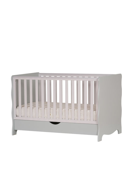 Santa Bebe Babybett Weiß mit Matratze 70x140cm
