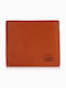 Leather Men's Wallet Classic Tabac Brown