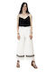 Damen Stoff Hose Beige