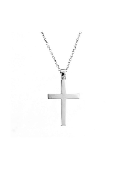 Goldsmith Damen Weißgold Kreuz 14K