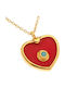 Arteon Necklace with design Heart from Gold Plated Silver