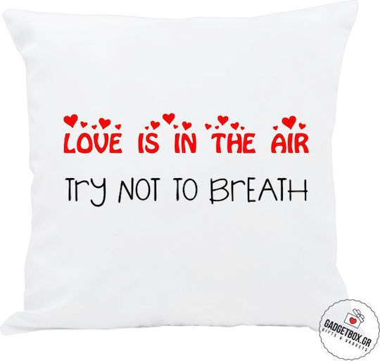I-Total Μαξιλάρι Καναπέ Love Is In The Air Λευκό 30x30εκ.
