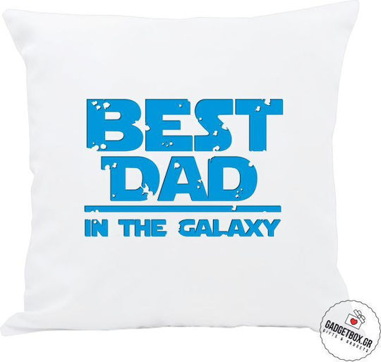 I-Total I-Total Sofa Cushion Best Dad In The Galaxy White 30x30cm