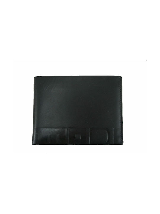 MomoDesign Δερμάτινο Ανδρικό Πορτοφόλι με RFID Μαύρο