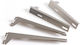 Am.Pm Regalhalterungen Schwere Ausführung Metallisch in Gray Farbe 240x5mm 4Stück 3614854337594