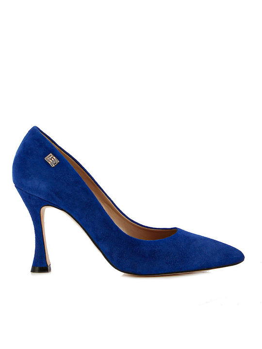 Guy Laroche Leder Pumps mit Stiletto Blau
