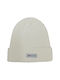 Beanie Unisex Σκούφος Πλεκτός σε Μπεζ χρώμα
