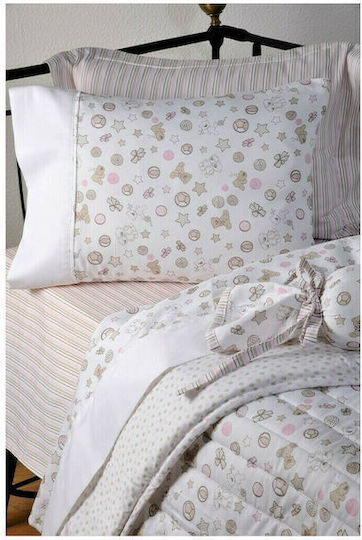 Down Town Home Подредба Teddy Bear 583 Бежови 125x175см Детски Чаршафи