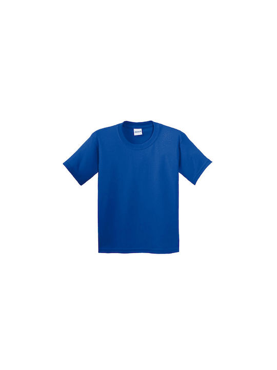 Gildan Kinder-T-Shirt Blau