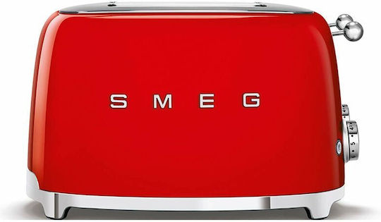 Smeg Toaster 4 Slots 2000W Red