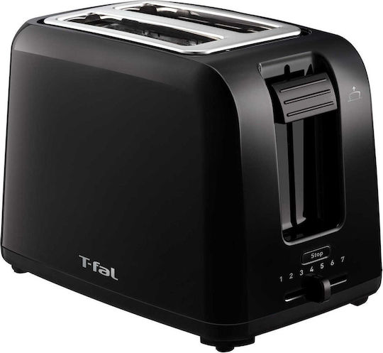 Tefal Vita Φρυγανιέρα 2 Θέσεων 800W Μαύρη