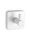 Kapitan Single Wall-Mounted Bathroom Hook ​5.5x5.5cm Inox White