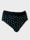 Men's Slip Black with Patterns