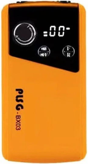 Nagelfräser Batterie 20W Orange mit 35000 Umdrehungen pro Minute
