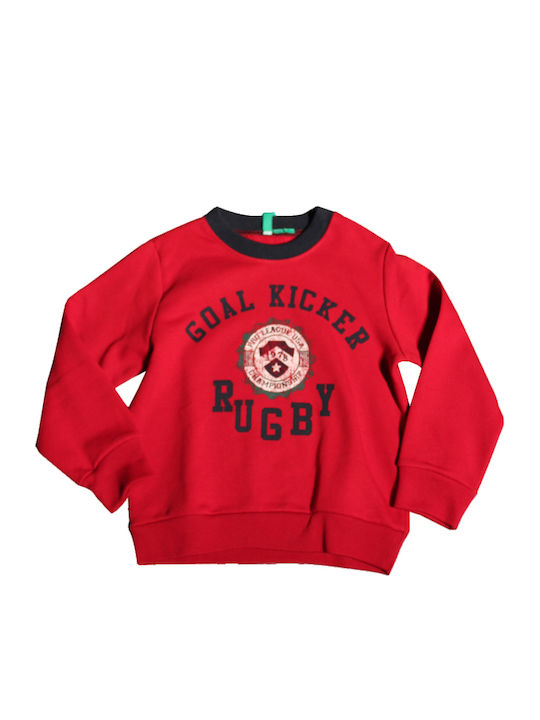 Benetton Kids Sweatshirt Red