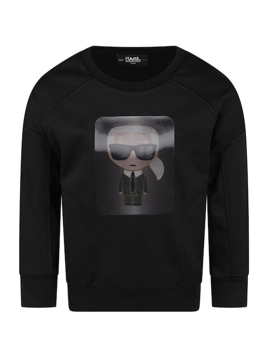 Karl Lagerfeld Hanorac pentru copii Black