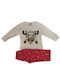Galaxy Kids' Pajamas Winter Ecru
