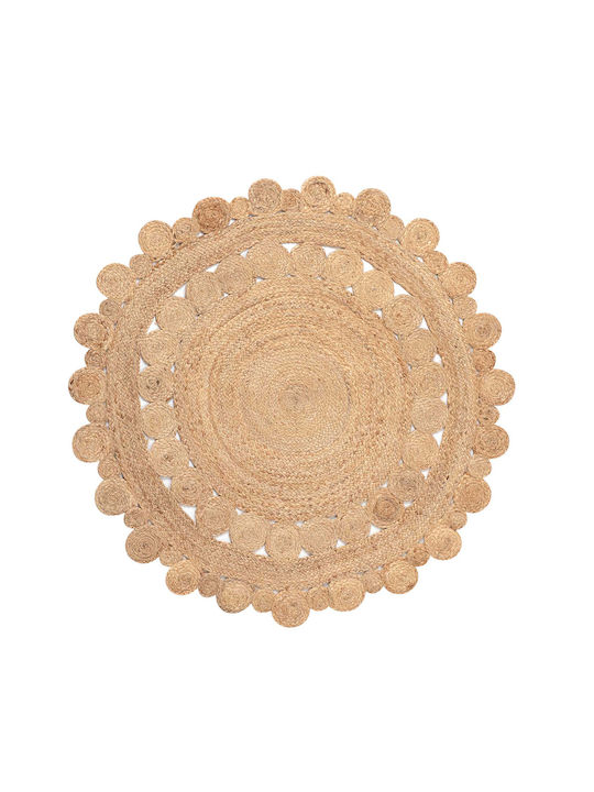 Silk Fashion 1760 Covor Rotund din iută Natural