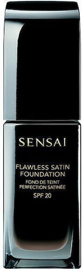 Sensai Flawless Satin Liquid Foundation 205 Mocha Beige 30ml