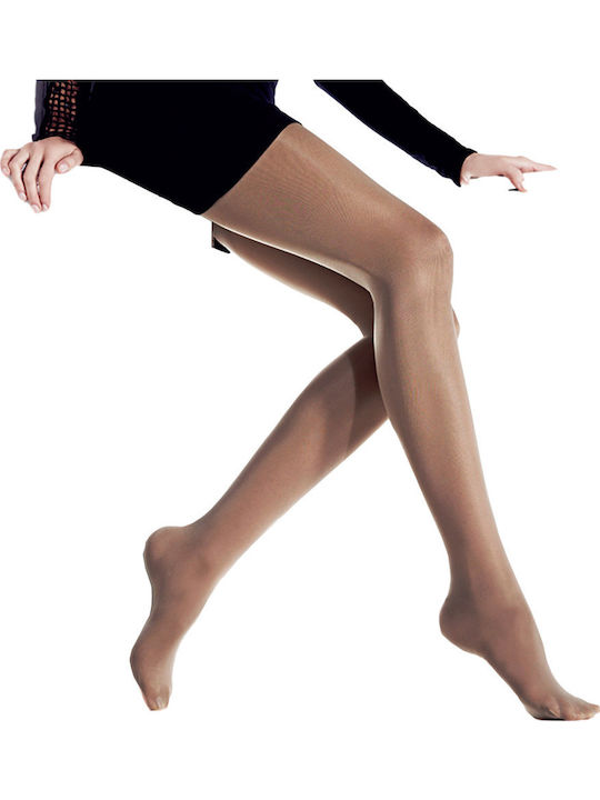 Women's Pantyhose 20 Den with Stitch beige (glace)
