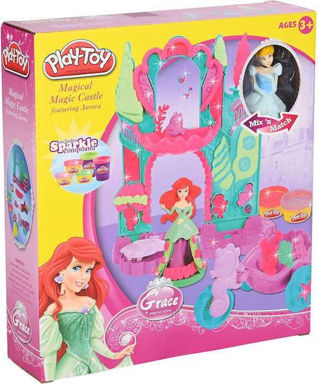 Martin Toys Πλαστελίνη - Παιχνίδι Κάστρο Με Πριγκίπισσα για 3+ Ετών, 5τμχ