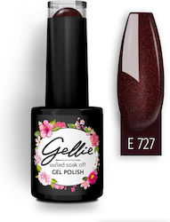 Gellie Semi-Permanent Nail Polish E 727 with Gl...