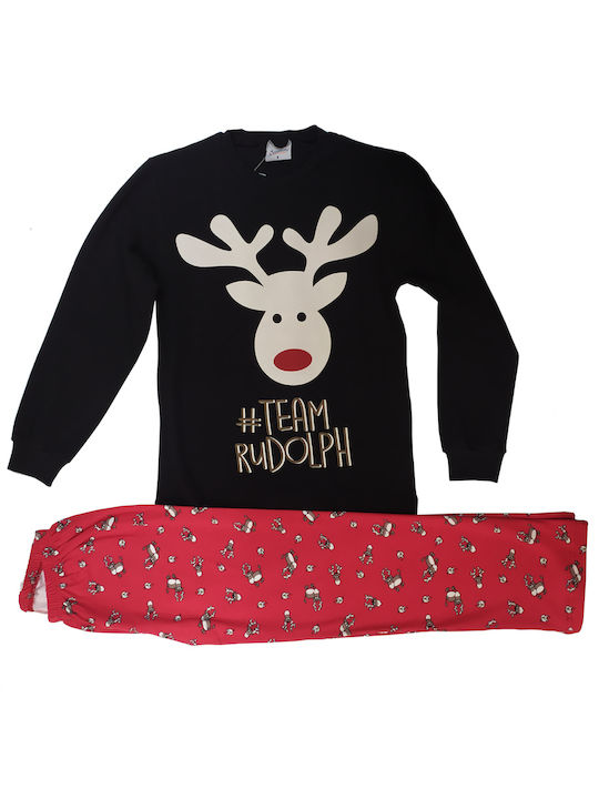 Galaxy Pijama pentru copii De iarnă Neagră