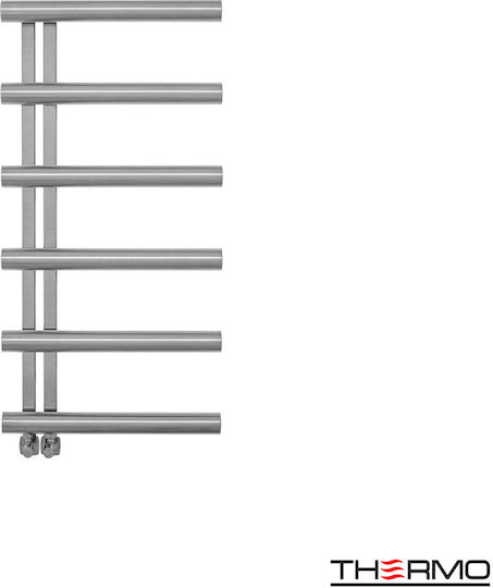 Thermo Accent Towel Rail Bathroom 1380x500 403kcal/h Silver
